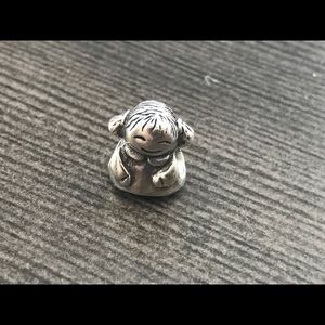 Pandora Retired Little Girl Charm
